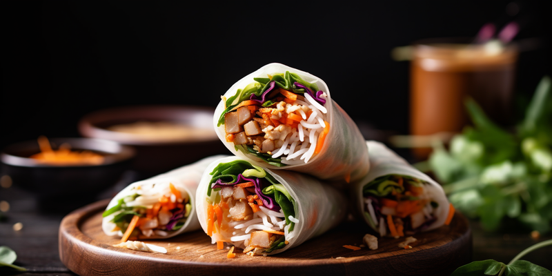 Fresh and Crunchy Spring Rolls Recipe