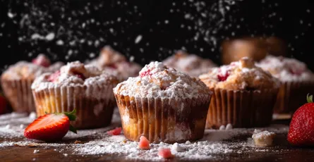 Strawberry Cheesecake Muffins