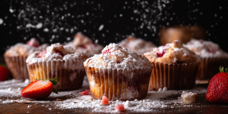 Strawberry Cheesecake Muffins