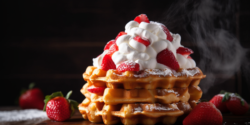 Strawberry Waffles Recipe