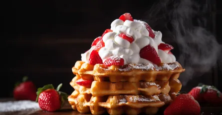 Strawberry Waffles Recipe