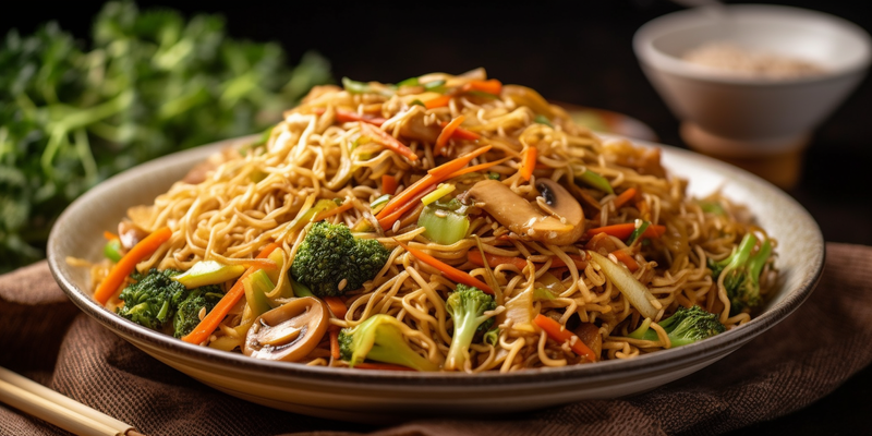 Vegetable Chow Mein: A Delicious and Nutritious Chinese Stir Fry Recipe