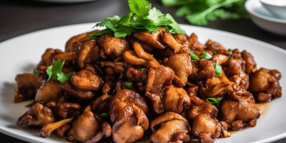 Wok-Fried Chinese Mushrooms