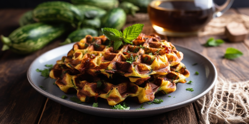 Zucchini Waffles Recipe